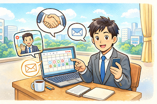 社外のミーティングの日程調整